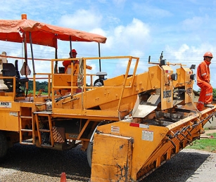 Price of progress: Construction of a highway from the capital, Lima, to Brazil nears completion.