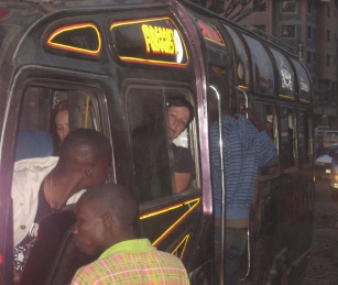 Andrea in the Matatu