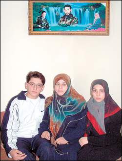 Photo: Muhammad Haidar and his family.