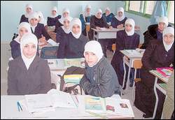 Photo: a class for girls