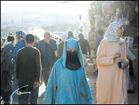 Veiled women
