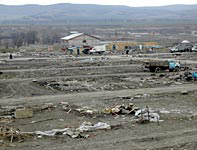 Photo: The remains of Camp Bart