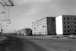 The desolate streets of Karakalpakstan