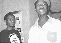 Joanetti (r) pictured with Fatima (l)