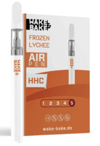 Wake and Bake Frozen Lychee hhc vape Tabelle