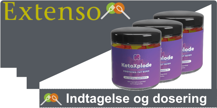 KetoXplode Indtagelse og dosering